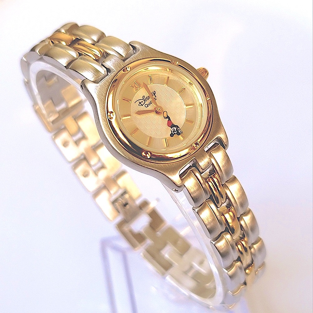 Vintage Disney Mickey Mouse Ladies Quartz Watch EUC